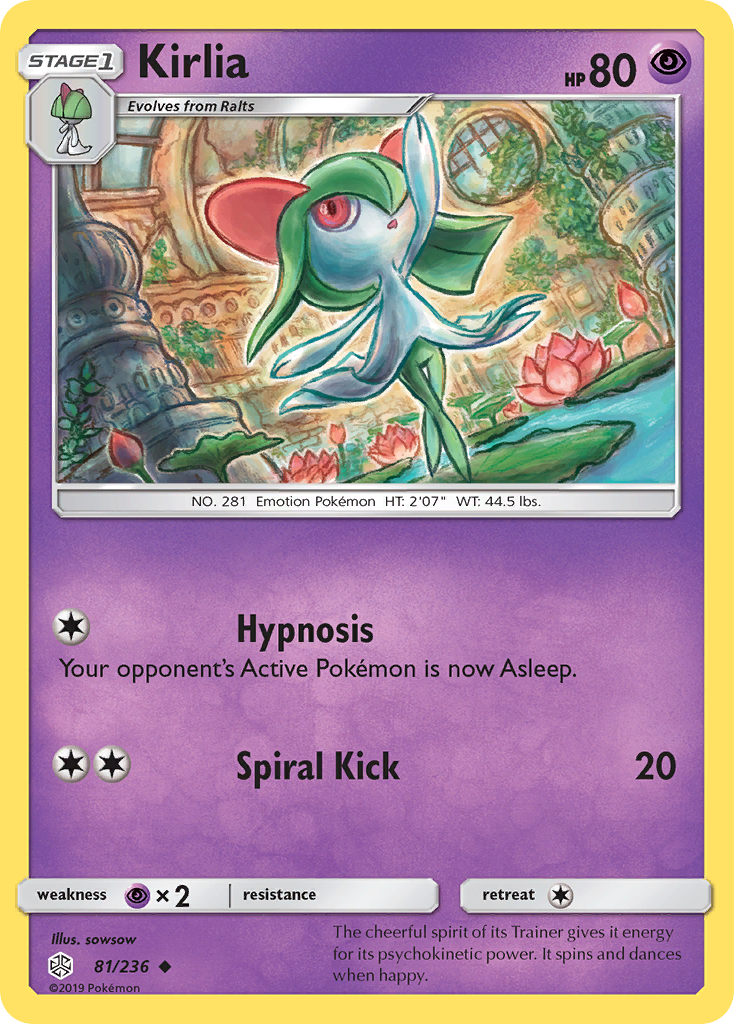 Kirlia (81/236) [Sun & Moon: Cosmic Eclipse] | Deep Dive Games St. Marys