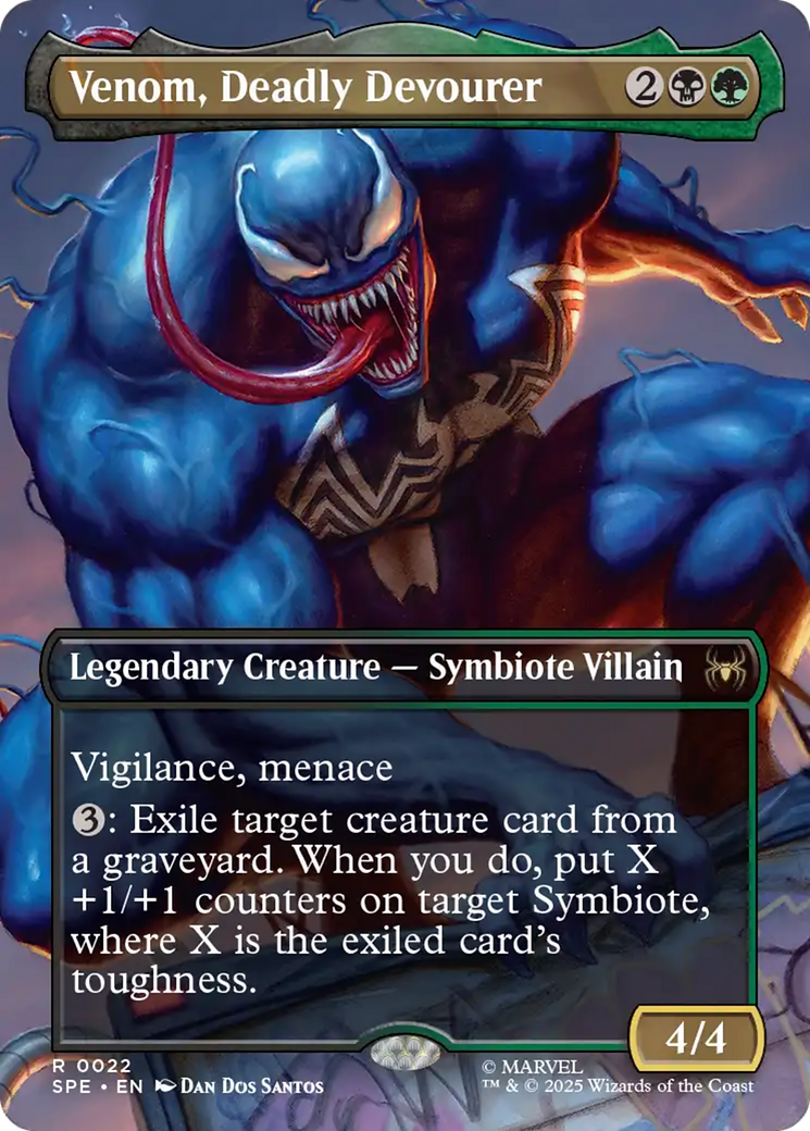 Venom, Deadly Devourer (Borderless) [Marvel's Spider-Man: Eternal-Legal] | Deep Dive Games St. Marys