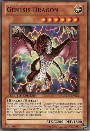 Genesis Dragon [GLD4-EN028] Common | Deep Dive Games St. Marys