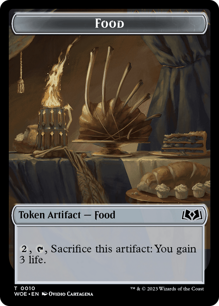 Mouse // Food (0010) Double-Sided Token [Wilds of Eldraine Tokens] | Deep Dive Games St. Marys