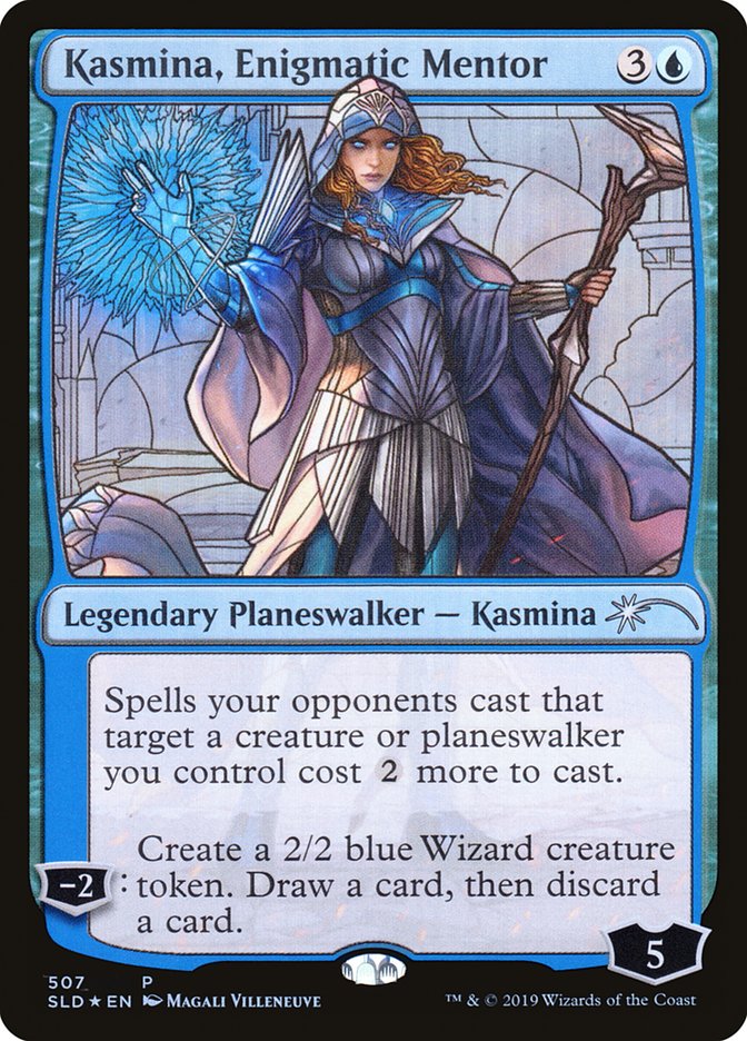 Kasmina, Enigmatic Mentor (Stained Glass) [Secret Lair Drop Promos] | Deep Dive Games St. Marys