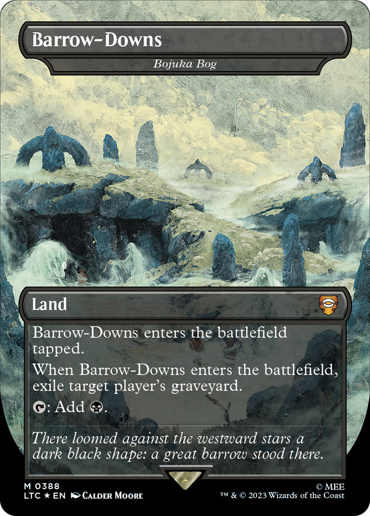 Barrow-Downs - Bojuka Bog (Surge Foil Realms and Relics) [The Lord of the Rings: Tales of Middle-Earth Commander] | Deep Dive Games St. Marys