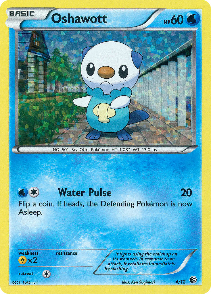 Oshawott (4/12) [McDonald's Promos: 2011 Collection] | Deep Dive Games St. Marys