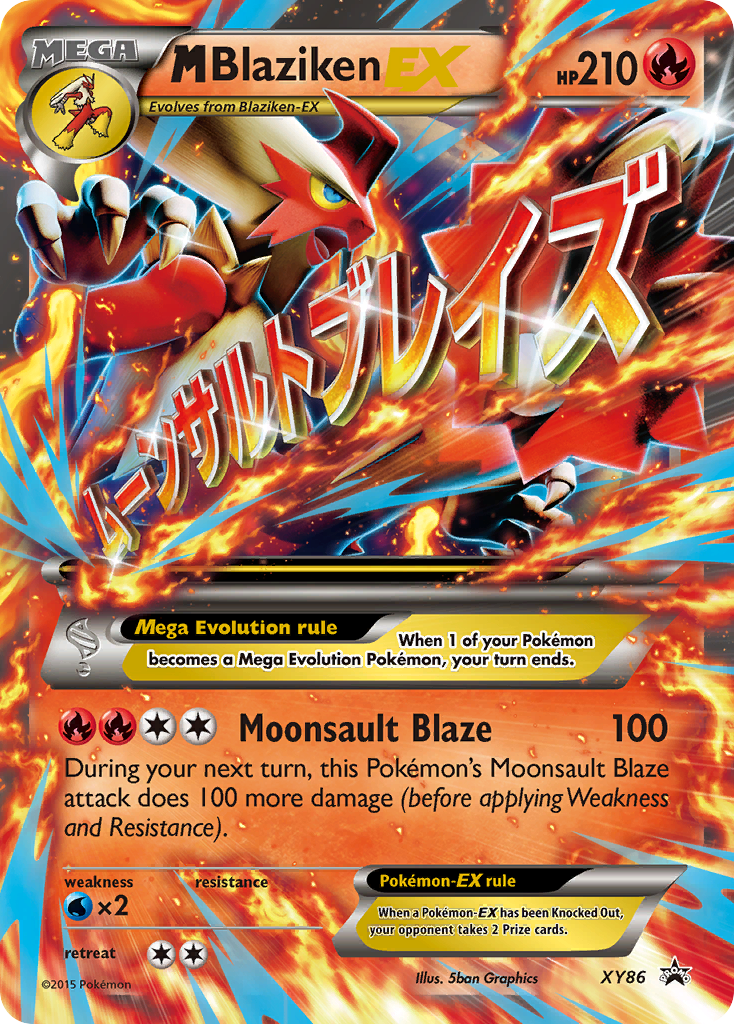 M Blaziken EX (XY86) [XY: Black Star Promos] | Deep Dive Games St. Marys