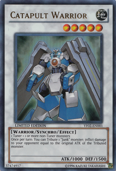 Catapult Warrior [YF02-EN001] Ultra Rare | Deep Dive Games St. Marys