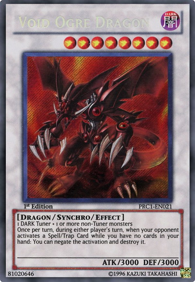 Void Ogre Dragon [PRC1-EN021] Secret Rare | Deep Dive Games St. Marys