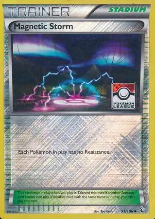 Magnetic Storm (91/106) (League Promo) [XY: Flashfire] | Deep Dive Games St. Marys