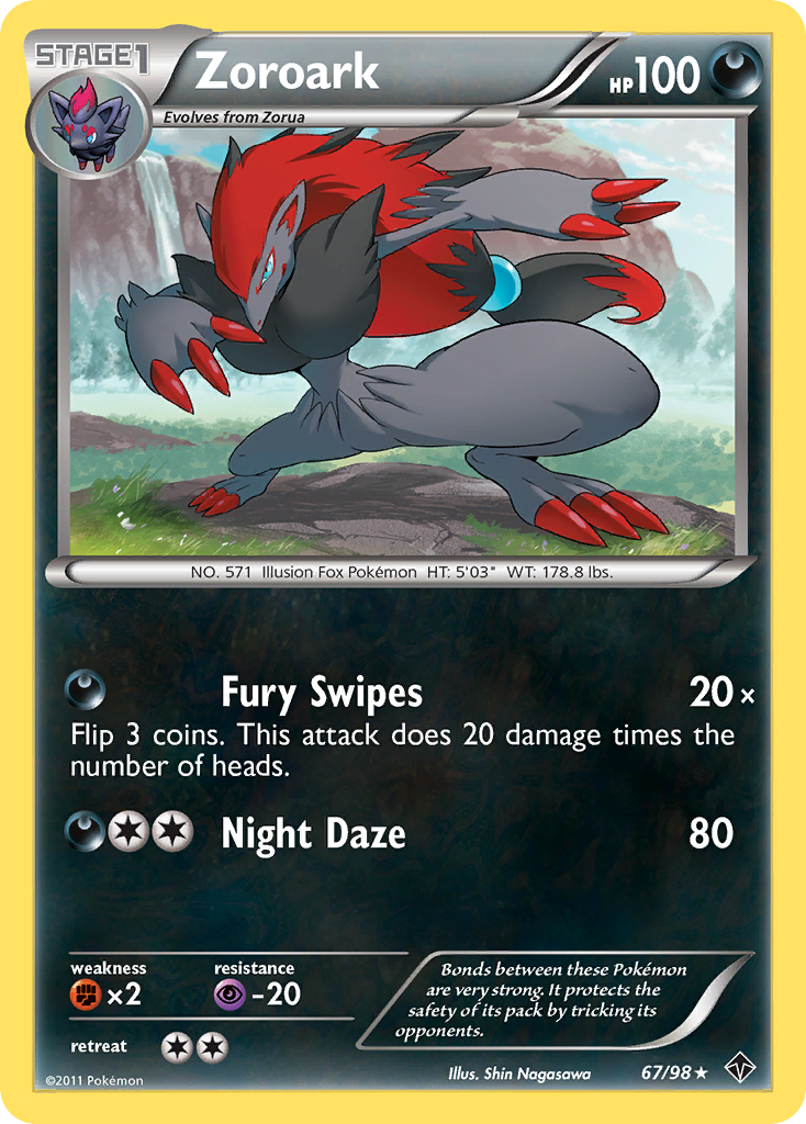 Zoroark (67/98) [Black & White: Emerging Powers] | Deep Dive Games St. Marys