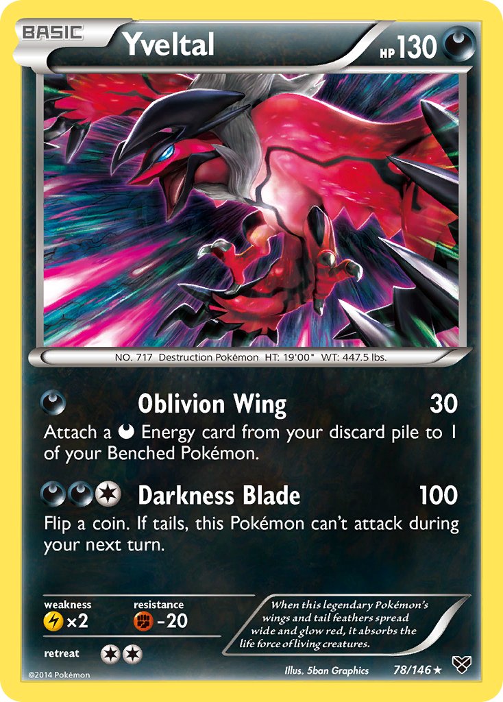 Yveltal (78/146) (Theme Deck Exclusive) [XY: Base Set] | Deep Dive Games St. Marys