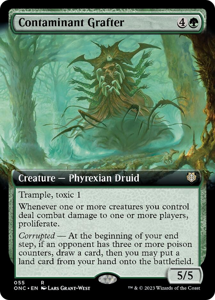 Contaminant Grafter (Extended Art) [Phyrexia: All Will Be One Commander] | Deep Dive Games St. Marys