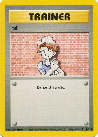 Bill (91/102) [Base Set Unlimited] | Deep Dive Games St. Marys