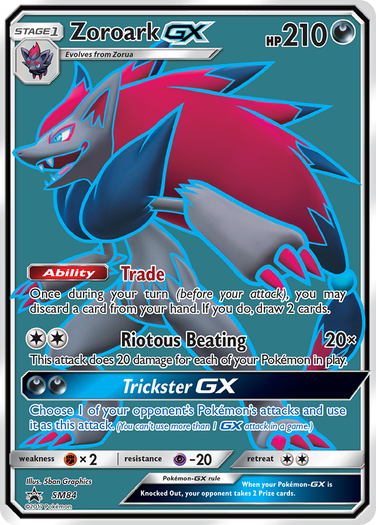 Zoroark GX (SM84) [Sun & Moon: Black Star Promos] | Deep Dive Games St. Marys