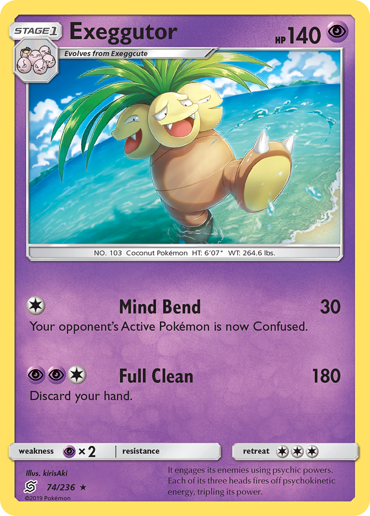 Exeggutor (74/236) [Sun & Moon: Unified Minds] | Deep Dive Games St. Marys