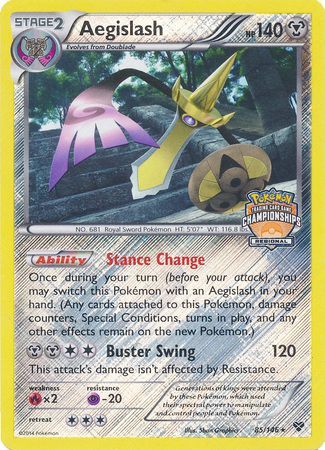 Aegislash (85/146) (Regional Championship Promo) [XY: Base Set] | Deep Dive Games St. Marys