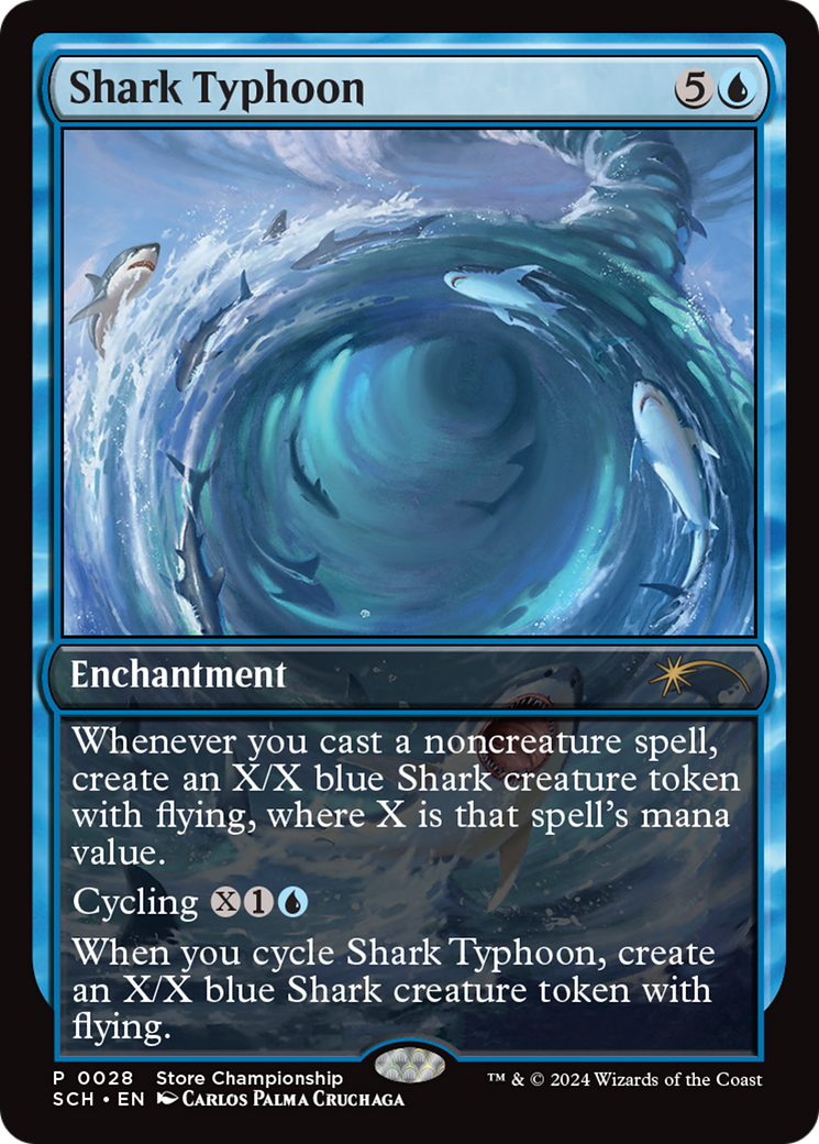 Shark Typhoon (Store Championship) [Bloomburrow Promos] | Deep Dive Games St. Marys