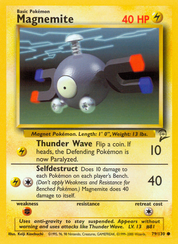 Magnemite (79/130) [Base Set 2] | Deep Dive Games St. Marys