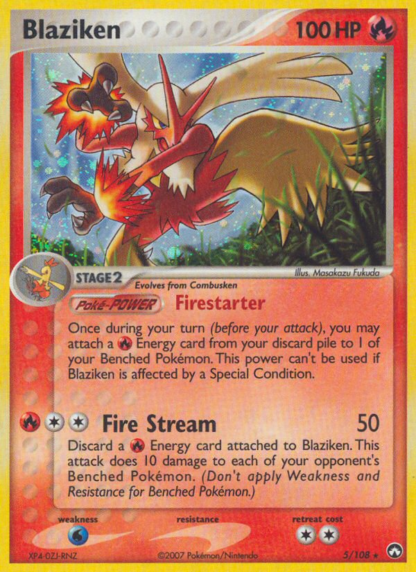 Blaziken (5/108) [EX: Power Keepers] | Deep Dive Games St. Marys