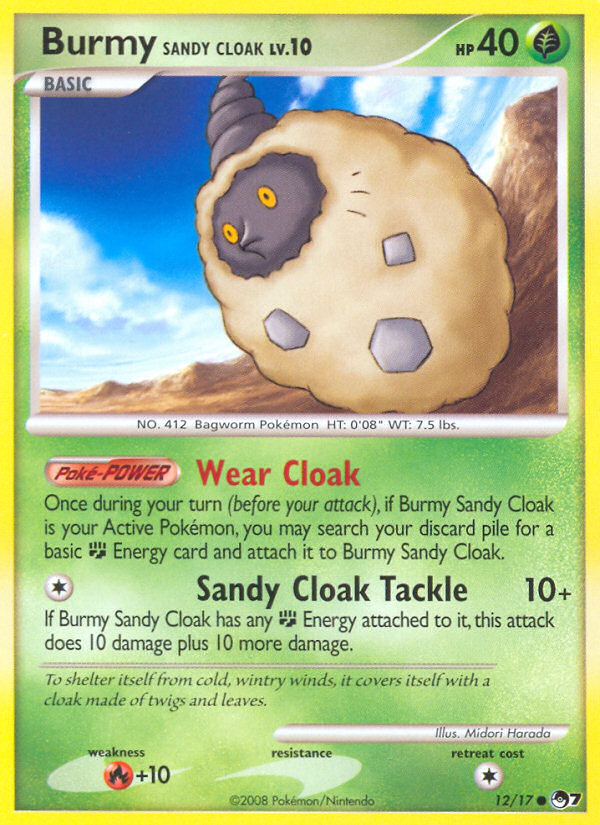 Burmy Sandy Cloak (12/17) [POP Series 7] | Deep Dive Games St. Marys