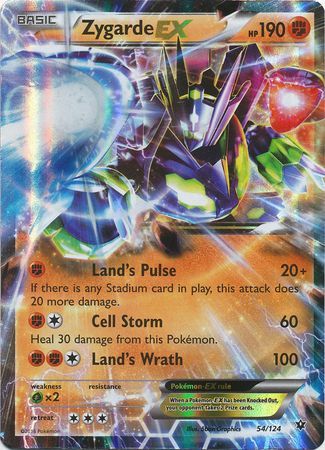 Zygarde EX (54/124) (Jumbo Card) [XY: Fates Collide] | Deep Dive Games St. Marys