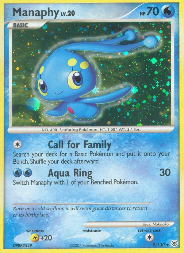 Manaphy (9/130) [Diamond & Pearl: Base Set] | Deep Dive Games St. Marys