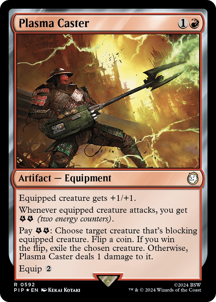 Plasma Caster (Surge Foil) [Fallout] | Deep Dive Games St. Marys