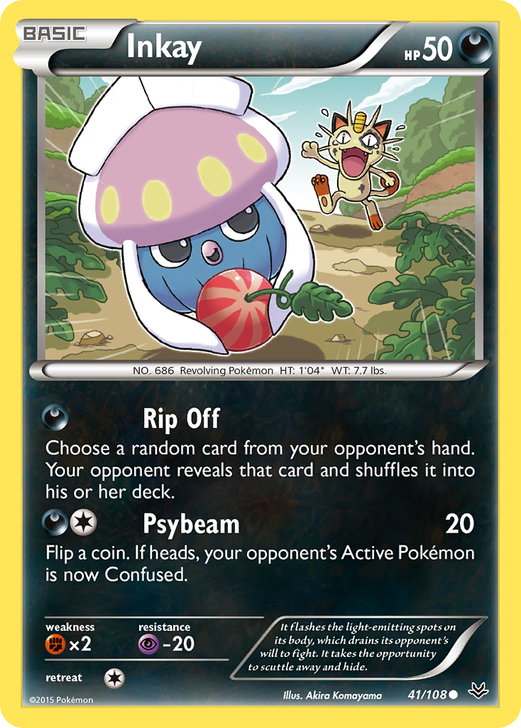 Inkay (41/108) [XY: Roaring Skies] | Deep Dive Games St. Marys