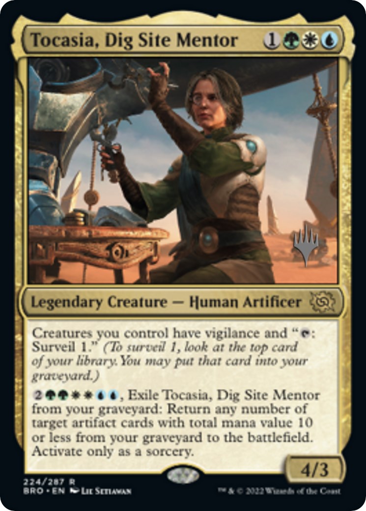 Tocasia, Dig Site Mentor (Promo Pack) [The Brothers' War Promos] | Deep Dive Games St. Marys