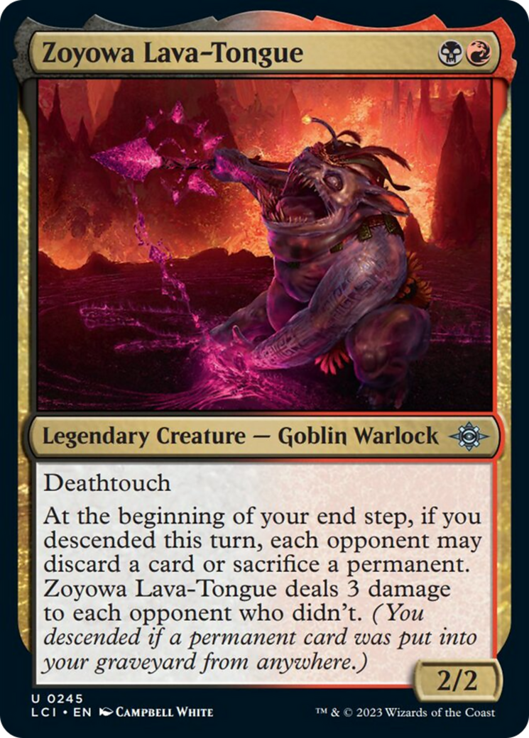 Zoyowa Lava-Tongue [The Lost Caverns of Ixalan] | Deep Dive Games St. Marys