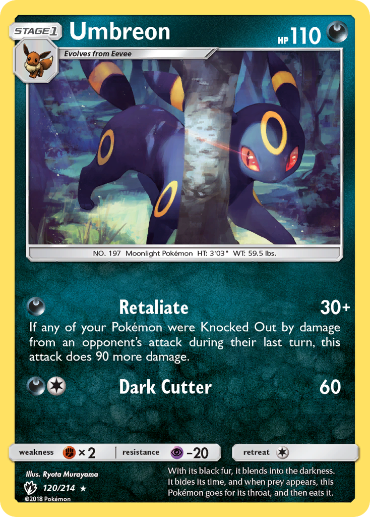 Umbreon (120/214) [Sun & Moon: Lost Thunder] | Deep Dive Games St. Marys