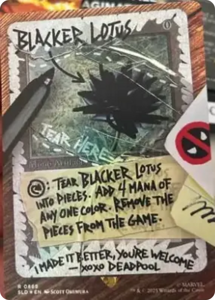Blacker Lotus (Rainbow Foil) [Secret Lair Drop Series] | Deep Dive Games St. Marys