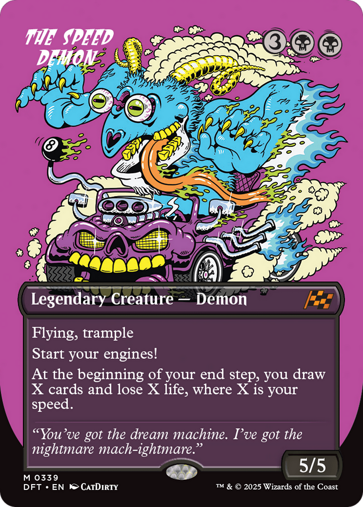 The Speed Demon (Borderless) [Aetherdrift] | Deep Dive Games St. Marys