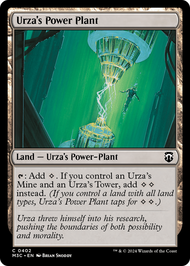 Urza's Power Plant (Ripple Foil) [Modern Horizons 3 Commander] | Deep Dive Games St. Marys