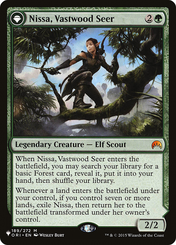 Nissa, Vastwood Seer // Nissa, Sage Animist [Secret Lair: From Cute to Brute] | Deep Dive Games St. Marys
