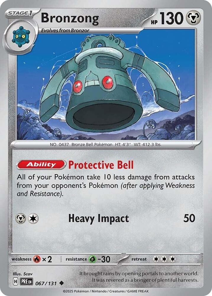 Bronzong (067/131) [Scarlet & Violet: Prismatic Evolutions] | Deep Dive Games St. Marys