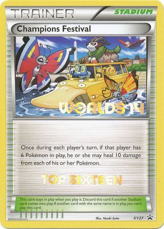 Champions Festival (XY27) (2014 Top Sixteen) [XY: Black Star Promos] | Deep Dive Games St. Marys