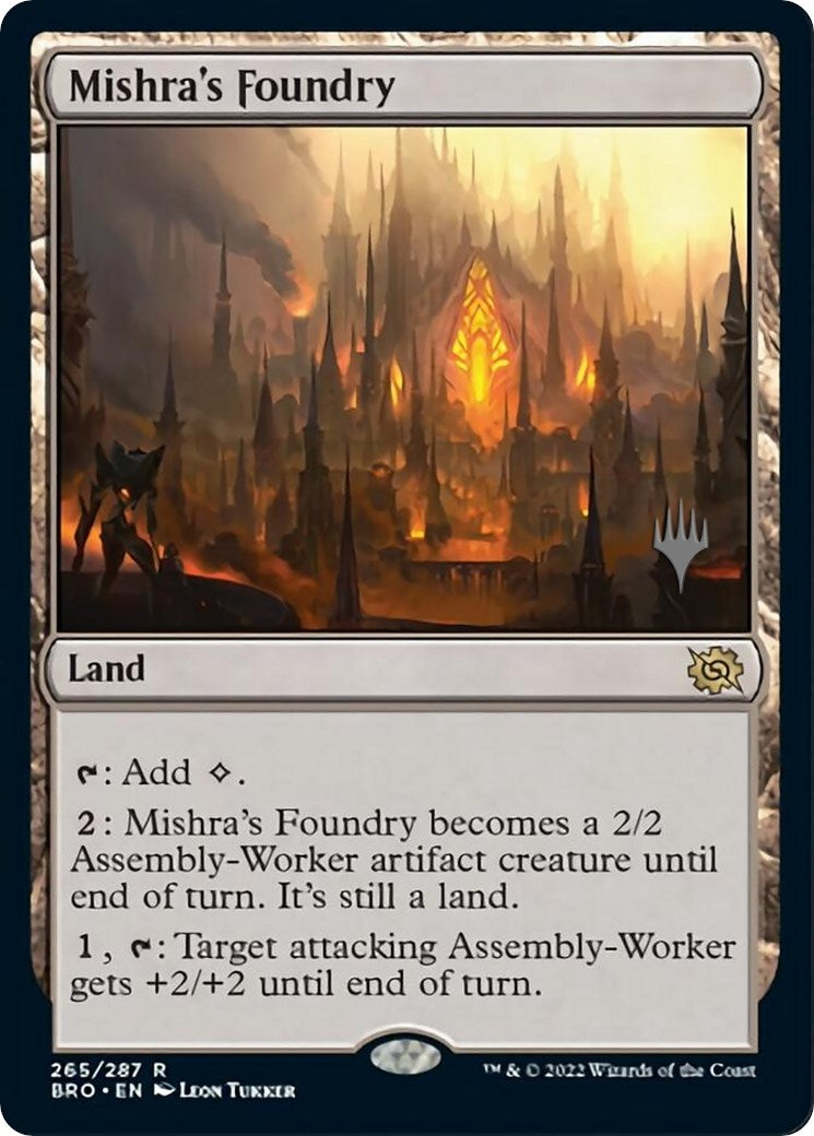 Mishra's Foundry (Promo Pack) [The Brothers' War Promos] | Deep Dive Games St. Marys