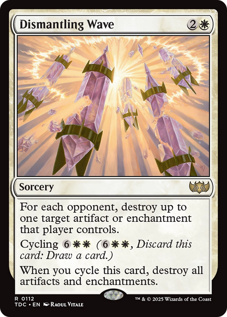 Dismantling Wave [Tarkir: Dragonstorm Commander] | Deep Dive Games St. Marys
