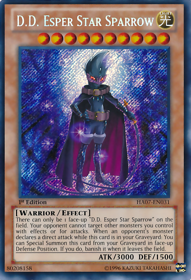 D.D. Esper Star Sparrow [HA07-EN031] Secret Rare | Deep Dive Games St. Marys