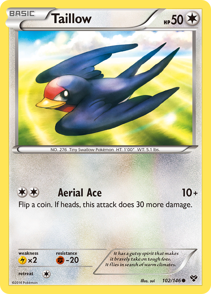 Taillow (102/146) [XY: Base Set] | Deep Dive Games St. Marys