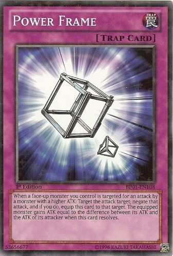 Power Frame [BP01-EN108] Starfoil Rare | Deep Dive Games St. Marys