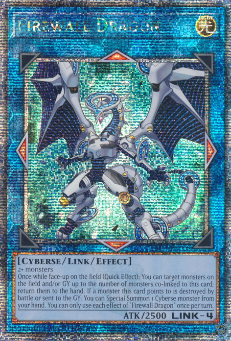 Firewall Dragon [TN23-EN008] Quarter Century Secret Rare | Deep Dive Games St. Marys