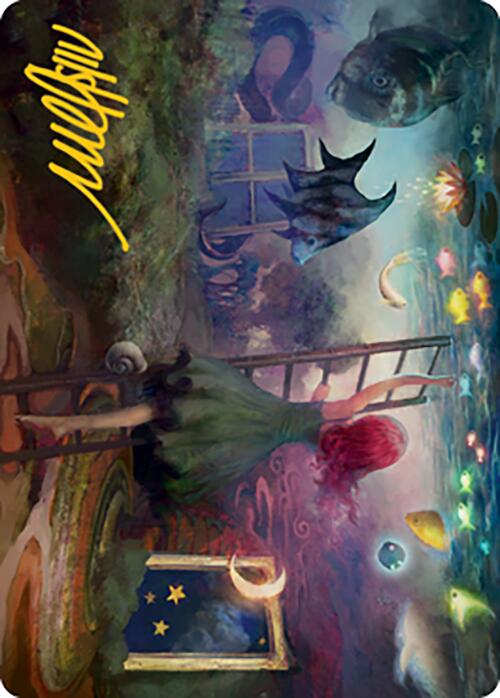Lucid Dreams Art Card (Gold-Stamped Signature) [Modern Horizons 2 Art Series] | Deep Dive Games St. Marys
