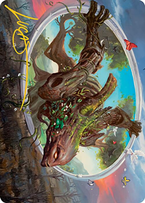 Gaea's Will Art Card (Gold-Stamped Signature) [Modern Horizons 2 Art Series] | Deep Dive Games St. Marys