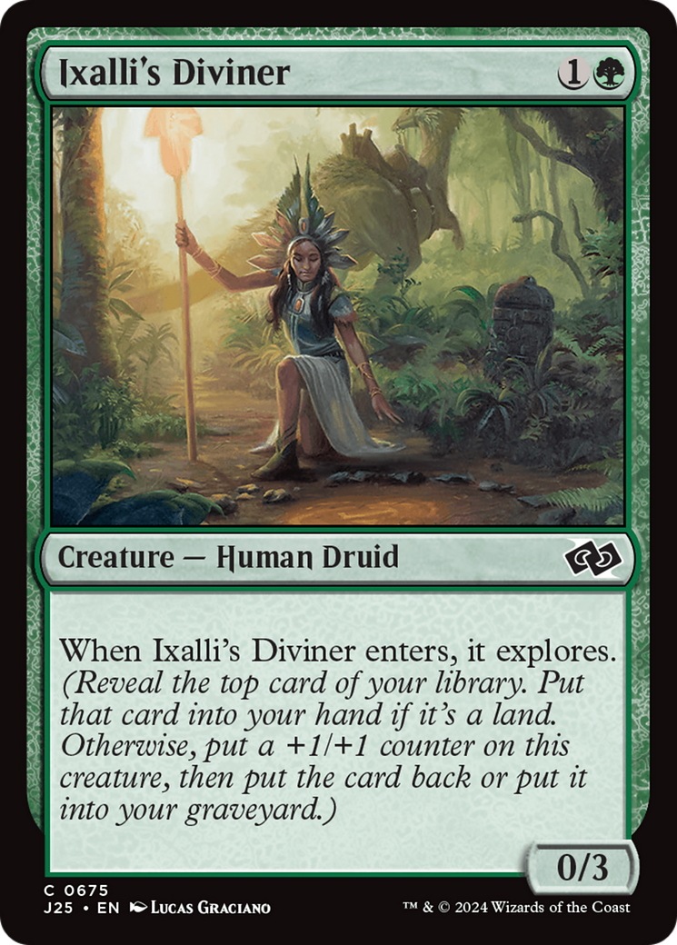 Ixalli's Diviner [Foundations Jumpstart] | Deep Dive Games St. Marys