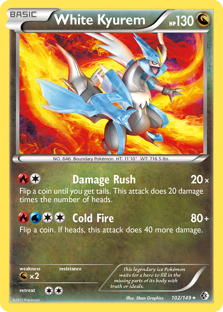 White Kyurem (102/149) [Black & White: Boundaries Crossed] | Deep Dive Games St. Marys