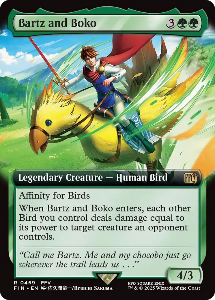 Bartz and Boko (Extended Art) [FINAL FANTASY] | Deep Dive Games St. Marys