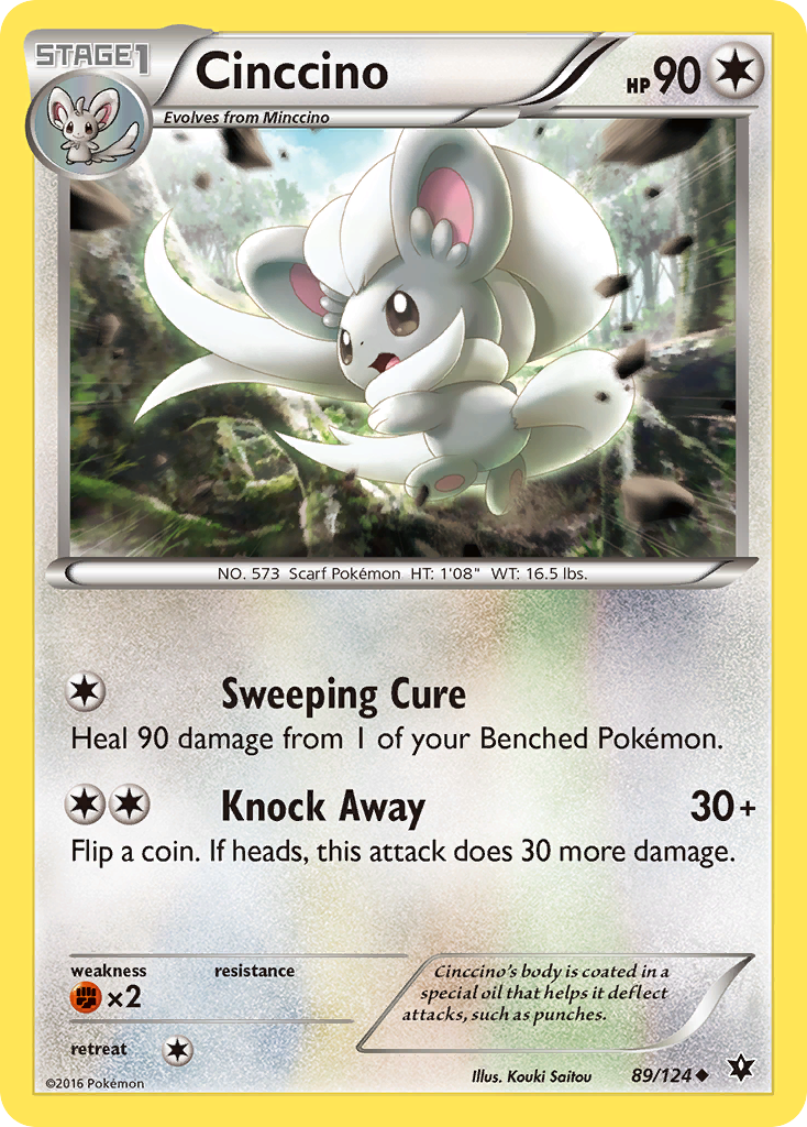 Cinccino (89/124) [XY: Fates Collide] | Deep Dive Games St. Marys