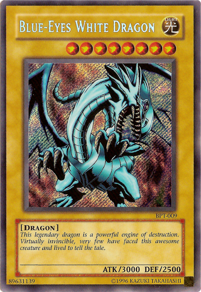 Blue-Eyes White Dragon [BPT-009] Secret Rare | Deep Dive Games St. Marys