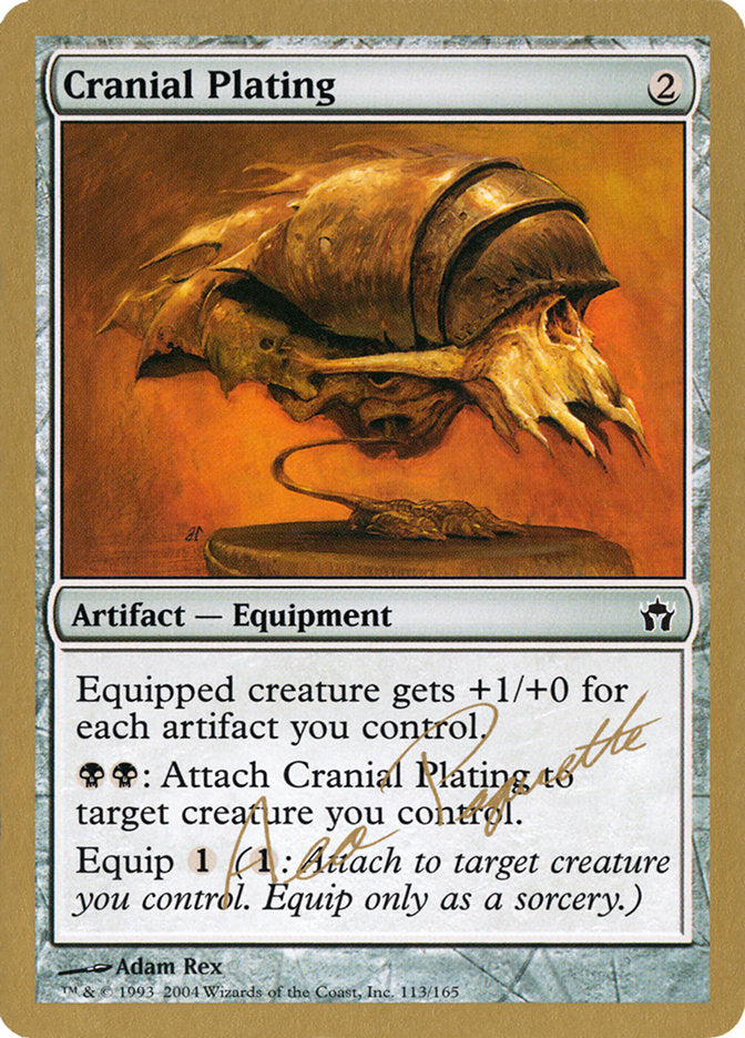 Cranial Plating (Aeo Paquette) [World Championship Decks 2004] | Deep Dive Games St. Marys