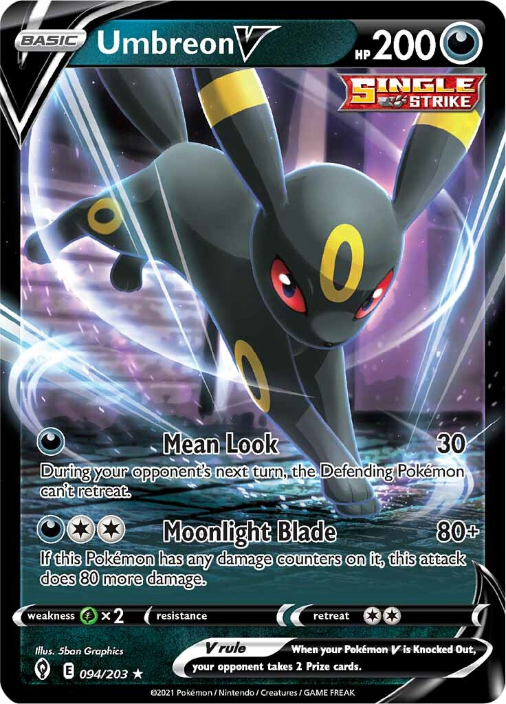 Umbreon V (094/203) [Sword & Shield: Evolving Skies] | Deep Dive Games St. Marys